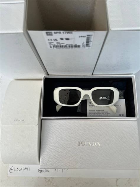 prada 17ws sunglasses white|sunglasses Prada original.